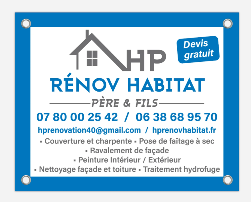 PENNEAU DE CHANTIER HP RENOV